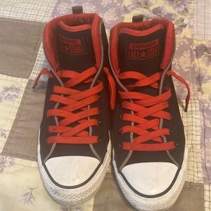 Converse Red and Black Women's 10,